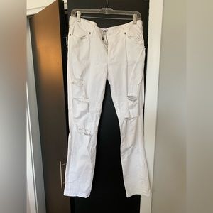 PAIGE White Ripped Jeans